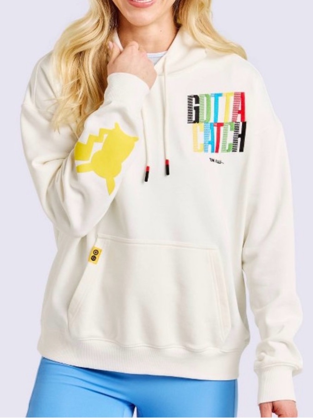 Pokemon x Target Adult Small Sweatshirt NWT Pikachu Sleeve “Gotta Catch Em All”